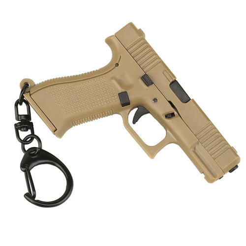 Tactical Pistol Shape Keychain