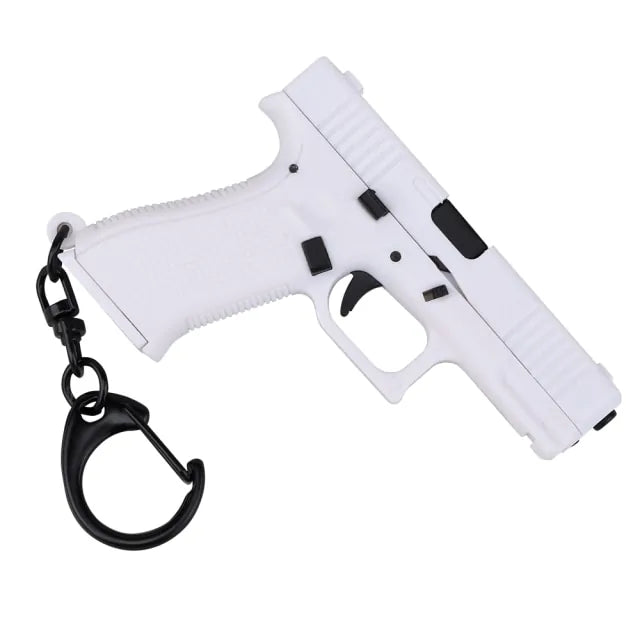 Tactical Pistol Shape Keychain