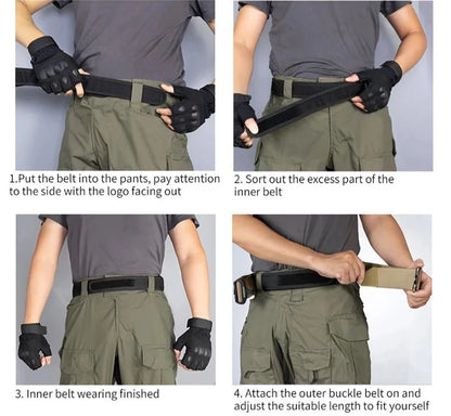 2 Inch Double Layer Tactical Combat Belt