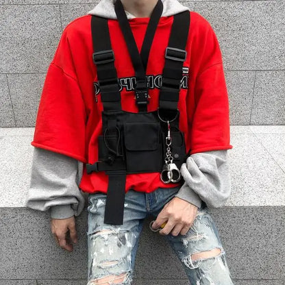 Tactical Hip Hop Streetwear Vest