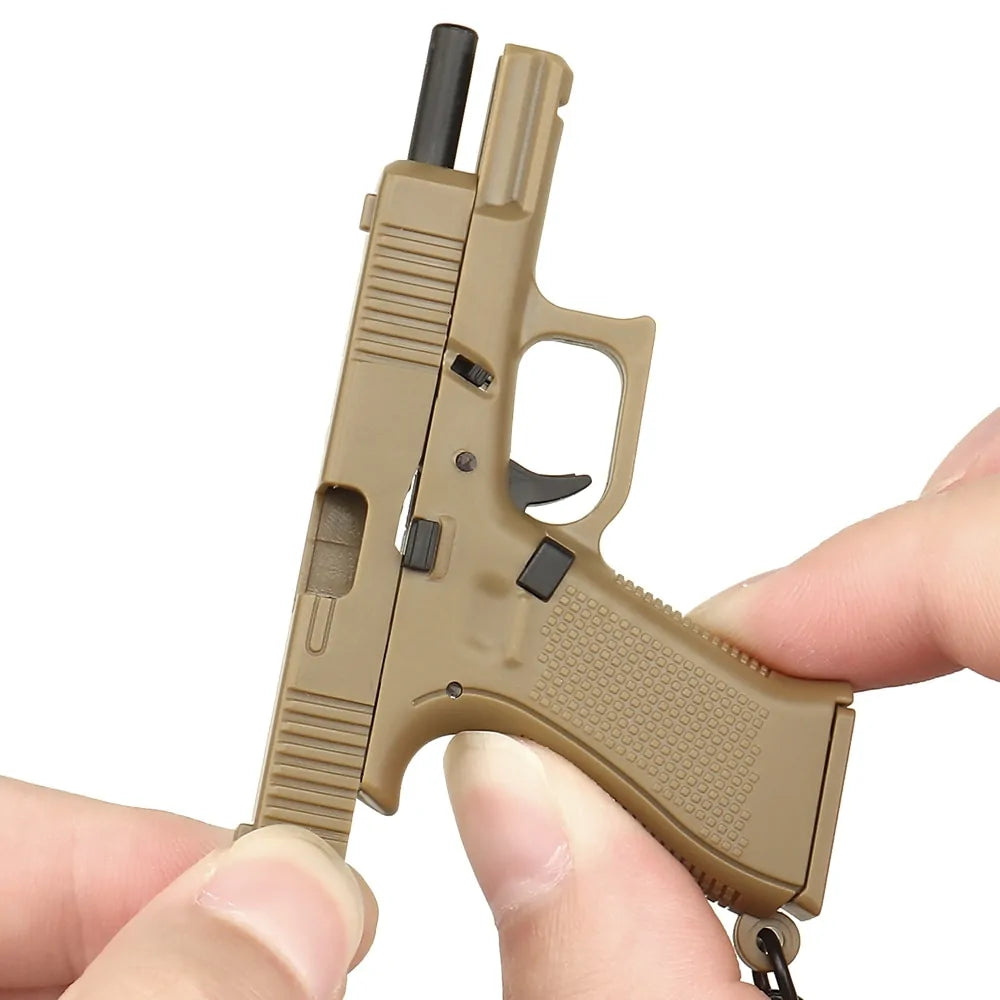 Tactical Pistol Shape Keychain