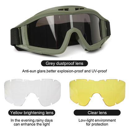 JSJM Tactical Airsoft Goggles