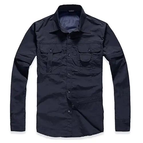 Quick Dry Tactical Button Up Shirt